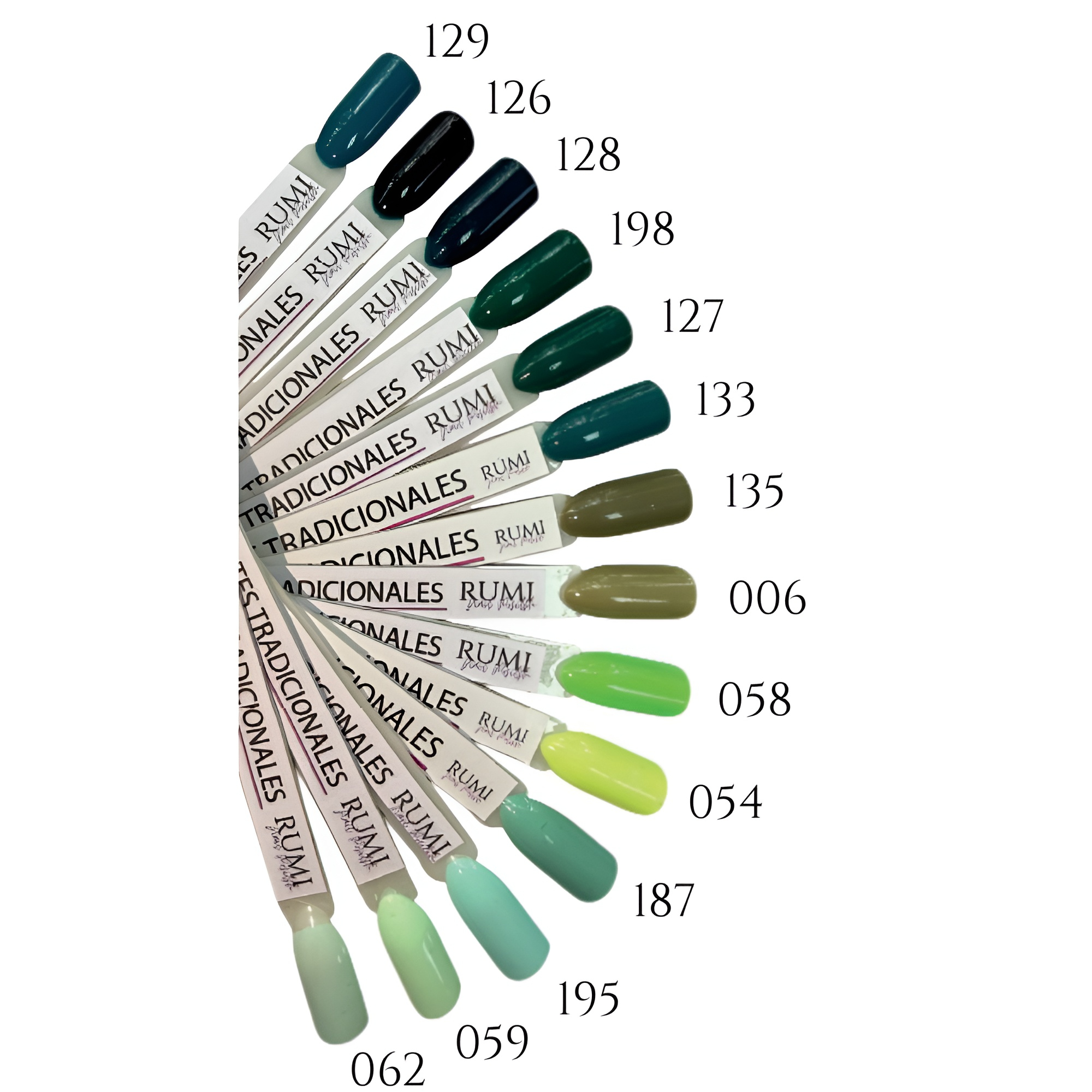 Tradicional gama verdes 15ml