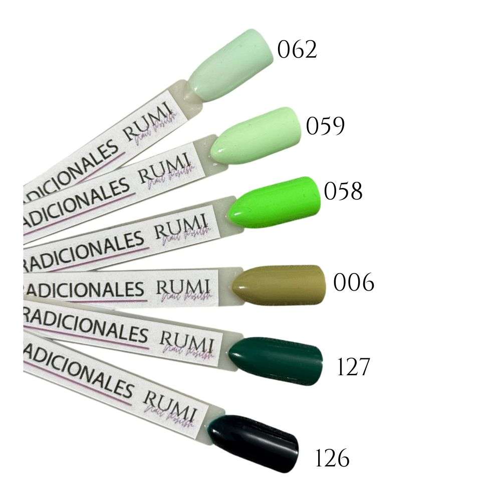 Tradicional gama verdes 15ml
